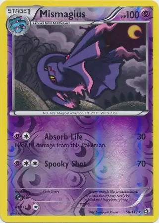 Legendary Treasures Mismagius #58/113 reverse holo